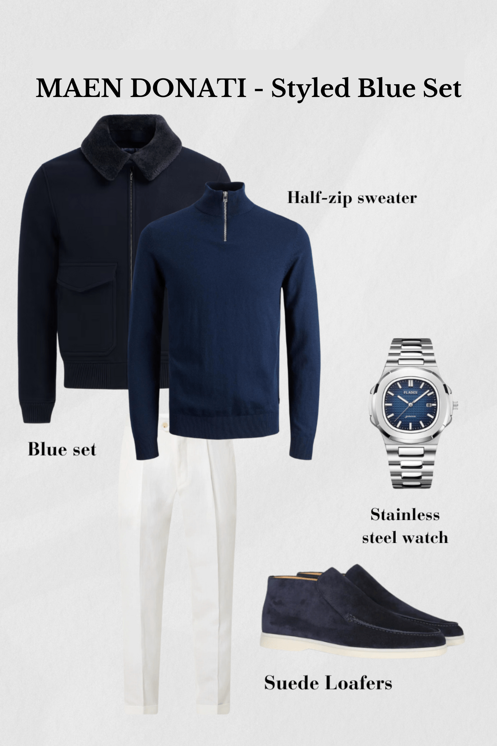 MAEN DONATI - Styled Blue Set